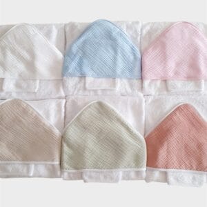 cape de bain en gaze de coton