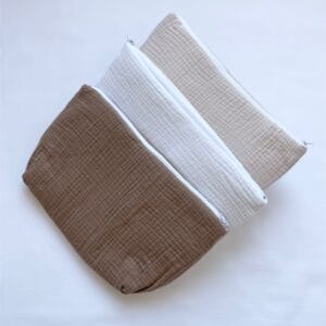 trousse en gaze de coton